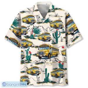 Funny School Bus Desert Aloha 3D Hawaiian Shirt Summer Gift For Men and Women Product Photo 2