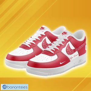 Boston Red Sox MLB Air Force Shoes New Custom Number And Name Gift Sneaker - Boston Red Sox Air Force Shoes Personalized Photo 2