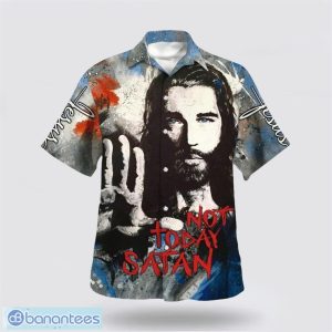Jesus Not Today Satan Hawaiian Shirt Holiday Summer Gift Product Photo 1