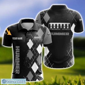 Hummer Caro And Logo 3D Polo Shirt For Men Limited Custom Name Product Photo 1