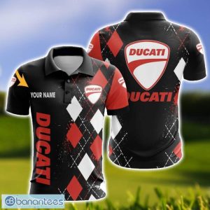 Ducati Caro And Logo 3D Polo Shirt For Men Limited Custom Name Product Photo 1