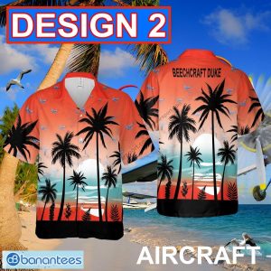 Beechcraft Duke Aircraft 3D Hawaiian Shirt Red Color For Men And Women - Beechcraft Duke Aircraft Hawaiian Shirt Multi Design 2