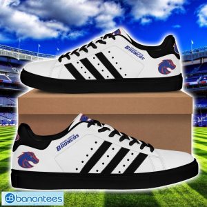 Boise State Broncos Football Stan Smith Low Top Skate Shoes Black Striped Product Photo 3