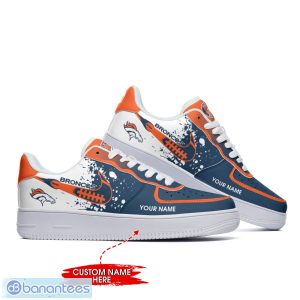 Denver Broncos Personalized 3D Air Force Shoes AF1 Shoes Men And Women Sneakers Shoes Sport Team Gift Custom Name Product Photo 3