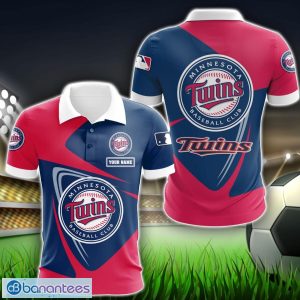Minnesota Twins Big Logo Team 3D Polo Shirt Sport Gift For Men Women Product Photo 1