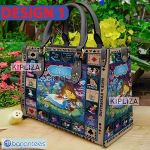 Alice in wonderland bag Alice in wonderland shoulder bag Alice in wonderland bag Leather Handbag - Alice in wonderland bag, Alice in wonderland shoulder bag, Alice in wonderland leather bag Design 1