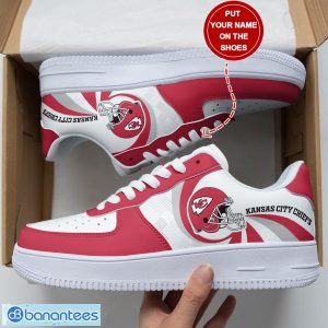 Kansas City Chiefs Personalized Air Force 1 Shoes Team Sneakers Men Women Sneakers Product Photo 1