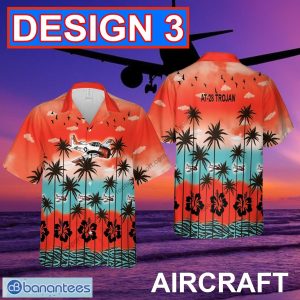 AT-28 Trojan AT28 Aircraft Aloha Hawaiian Shirt Red Color For Beach - AT-28 Trojan AT28 Aircraft Hawaiian Shirt Multi Design 3