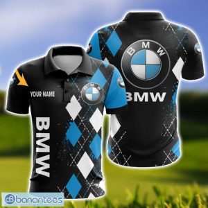 BMW Caro And Logo 3D Polo Shirt For Men Limited Custom Name Product Photo 1