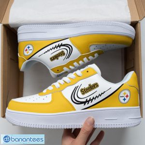 Custom Name Pittsburgh Steelers Air Force Shoes AF1 Shoes New Trending Sneakers Shoes Sport Lover Gift Product Photo 3
