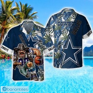 Dallas Cowboys Mascot Team 3D Hawaiian Shirt Sport Fans Summer Gift Product Photo 1