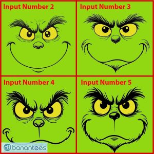 Grinch Face Vancouver Canucks 3D Hoodie, Zip Hoodie, Sweater Green AOP Custom Number And Name - Grinch Face NHL Vancouver Canucks Custom Face 2