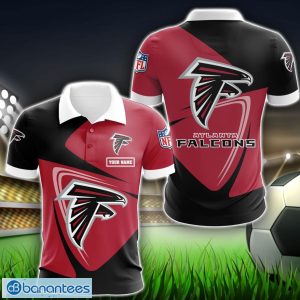 Atlanta Falcons Big Logo Team 3D Polo Shirt Sport Gift For Men Women Product Photo 1