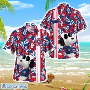 Chicago Cubs Snoopy Tropical Hawaiian Shirt Summer Gift Beach Shirt Men Women Shirt Product Photo 1