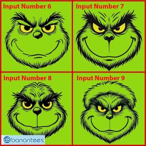Grinch Face Oklahoma City Thunder 3D Hoodie, Zip Hoodie, Sweater Green AOP Custom Number And Name - Grinch Face NBA Oklahoma City Thunder Custom Face 3