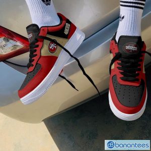San Francisco 49ers Personalized Name Air Force Shoes New Trending Sneakers Shoes Sport Lover Gift AF1 Shoes Product Photo 3