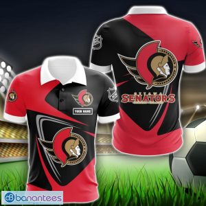 Ottawa Senators Big Logo Team 3D Polo Shirt Sport Gift For Men Women Product Photo 1