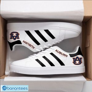 Auburn Tigers Stan Smith Low Top Skate Shoes Black Striped Shoes Product Photo 1