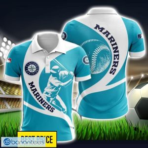 Seattle Mariners 3D Polo Shirt For Team New Trending Gift Product Photo 1