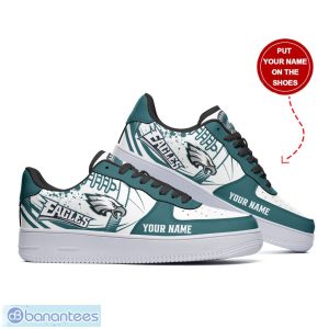 Custom Name Philadelphia Eagles Air Force Shoes AF1 Shoes New Trending Sneakers Shoes Sport Lover Gift Product Photo 3