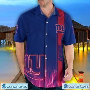 New York Giants Flame Designs 3D Hawaiian Shirt Special Gift For Fans Product Photo 3