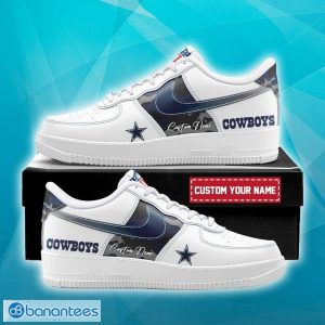 Dallas Cowboys NFL Air Force 1 Sneakers For Fans Gift AF1 Shoes Custom Name - Dallas Cowboys NFL Air Force 1 Sneakers_1