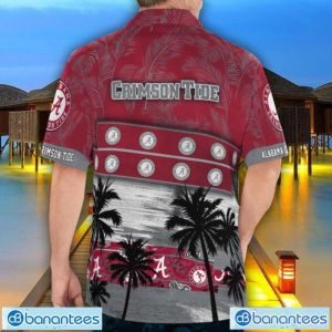 Alabama Crimson Tide Logo Team Tropical Coconut Hawaii Shirt For Men And Women Product Photo 2