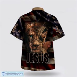Jesus Lion Of Judah American Flag Hawaiian Shirt Summer Gift For Men And Women Product Photo 2