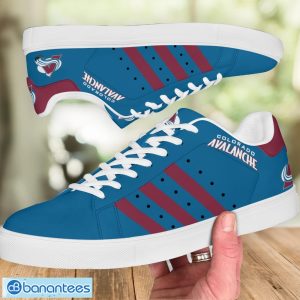 Colorado Avalanche Low Top Skate Shoes Stan Smith Team Shoes Product Photo 2
