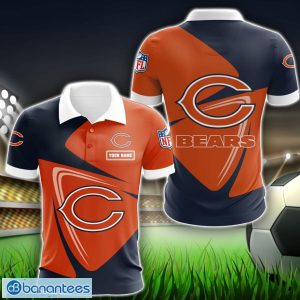 Chicago Bears Big Logo Team 3D Polo Shirt Sport Gift For Men Women Product Photo 1