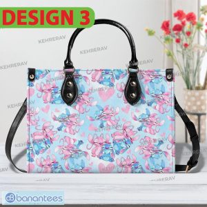 Disney Stitch and Angel Leather Handbag - Disney Stitch and Angel Leather Handbag Design 3