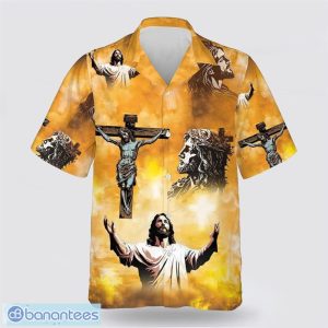 Jesus On The Cross Hawaiian Shirt Holiday Summer Gift Product Photo 2