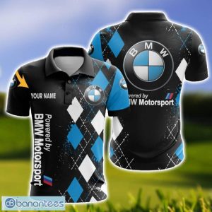 BMW Motorsport Caro And Logo 3D Polo Shirt For Men Limited Custom Name Product Photo 1
