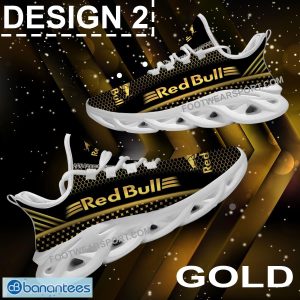 Red Bull Max Soul Shoes Gold, Diamond, Silver All Over Print Recognition Running Sneaker Gift - Brand Red Bull Max Soul Shoes Style 2