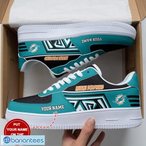 Miami Dolphins Personalized Air Force 1 Shoes Trending Shoes AF1 Shoes Product Photo 1