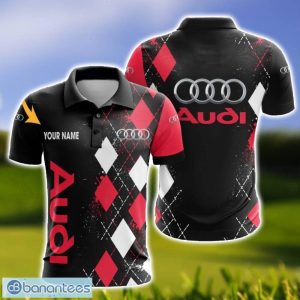 Audi Caro And Logo 3D Polo Shirt For Men Limited Custom Name Product Photo 1