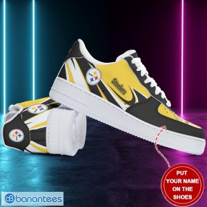 Pittsburgh Steelers Custom Name 3D Air Force Shoes AF1 Shoes Personalized Sneakers For Fans Product Photo 1