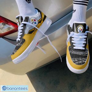 Pittsburgh Steelers Air Force 1 Shoes Team Sneakers AF1 Shoes Product Photo 3