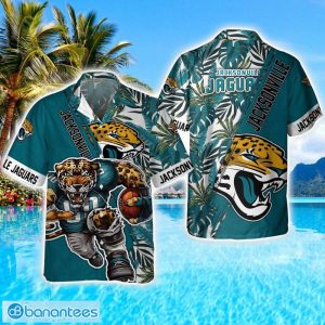 Jacksonville Jaguars Mascot Team 3D Hawaiian Shirt Sport Fans Summer Gift Product Photo 1