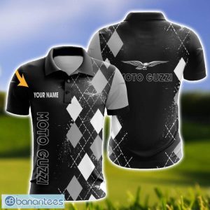 Moto Guzzi Caro And Logo 3D Polo Shirt For Men Limited Custom Name Product Photo 1