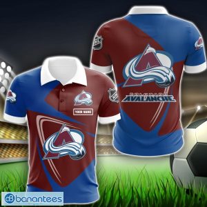 Colorado Avalanche Big Logo Team 3D Polo Shirt Sport Gift For Men Women Product Photo 1
