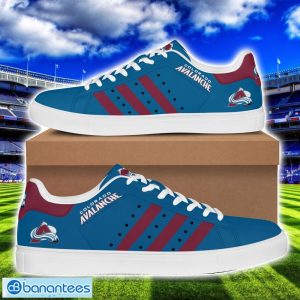 Colorado Avalanche Low Top Skate Shoes Stan Smith Team Shoes Product Photo 1
