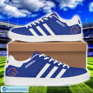 Boise State Broncos Football Stan Smith Low Top Skate Shoes Blue Shoes Product Photo 1