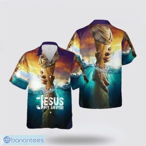 Jesus Take My Hand Jesus Is My Savior Jesus Saves Inspiring Christian Hawaiian Shirt Holiday Summer Gift Product Photo 1