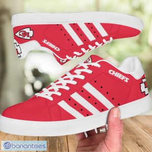 Kansas City Chiefs Low Top Skate Shoes For Men And Women Red Shoes Product Photo 2