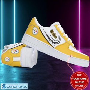 Custom Name Pittsburgh Steelers Air Force Shoes AF1 Shoes New Trending Sneakers Shoes Sport Lover Gift Product Photo 1