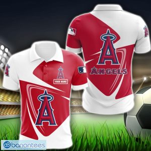 Los Angeles Angels Big Logo Team 3D Polo Shirt Sport Gift For Men Women Product Photo 1