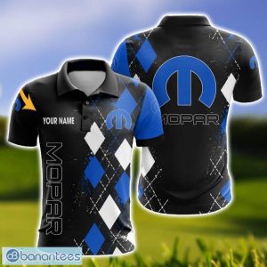 Mopar Caro And Logo 3D Polo Shirt For Men Limited Custom Name Product Photo 1