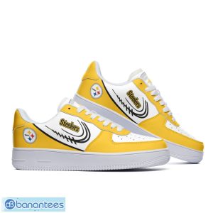 Custom Name Pittsburgh Steelers Air Force Shoes AF1 Shoes New Trending Sneakers Shoes Sport Lover Gift Product Photo 2