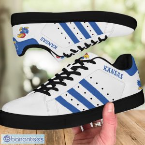 Kansas Jayhawks Football Low Top Skate Shoes Stan Smith Sport Shoes Product Photo 4